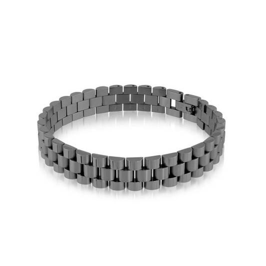 Stainless Steel Gunmetal Bracelet