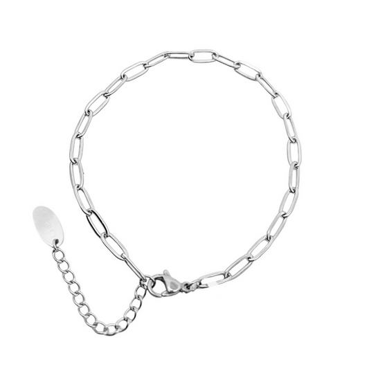 Stainless Steel Paperclip Bracelet