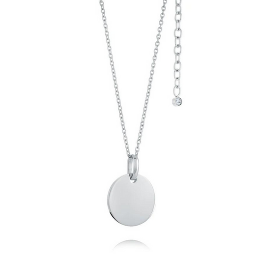 Stainless Steel Disc Necklace