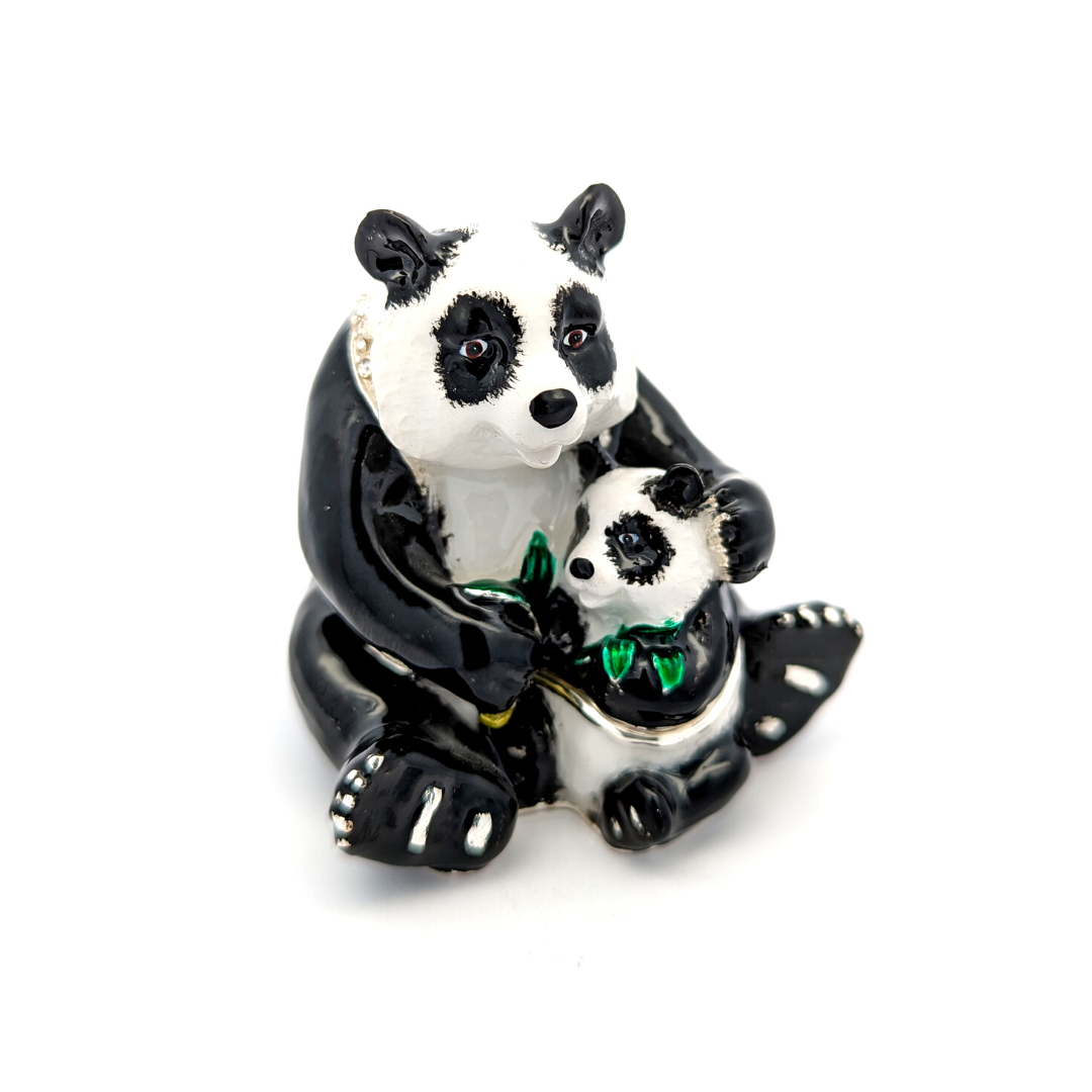 Panda & Baby Trinket Box