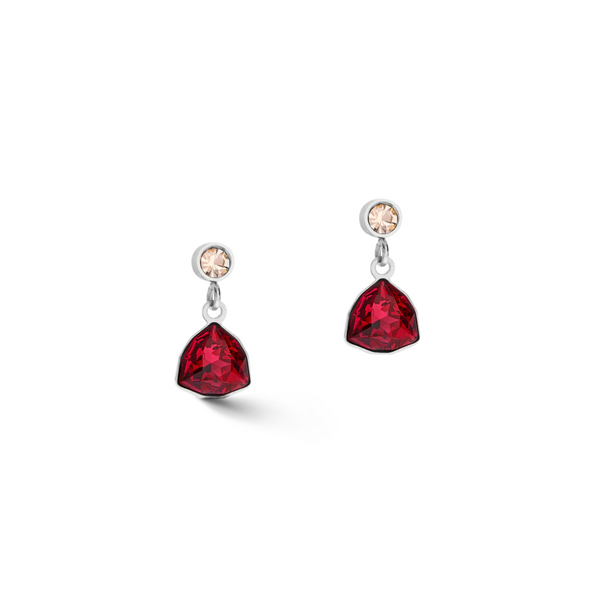 Red & Champagne Earrings