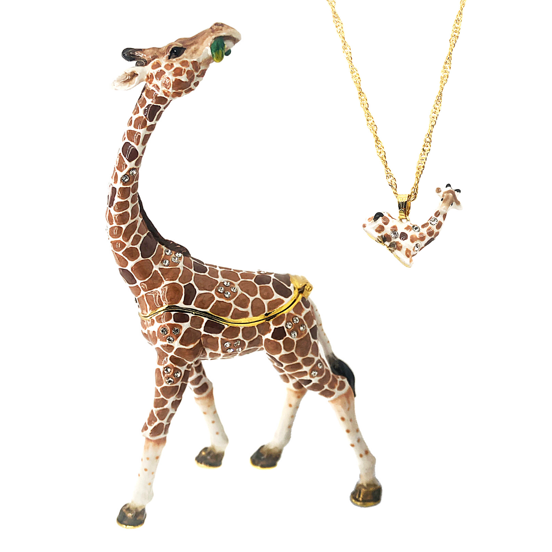 Swanky Giraffe Trinket Box