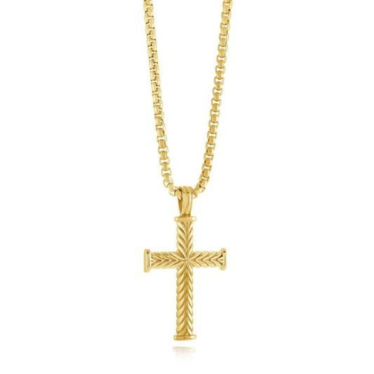 Gold Plated Cross Necklace