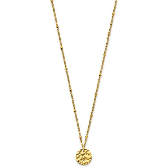 Gold Plated Circle Necklace
