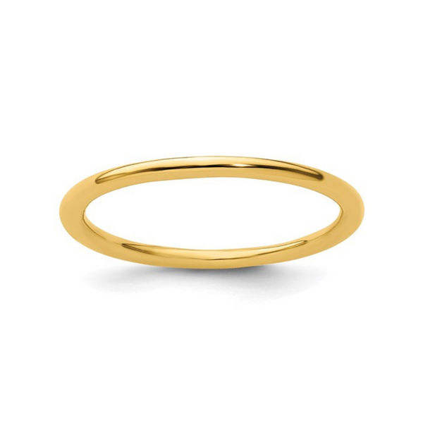 Gold Plated Stacking Ring